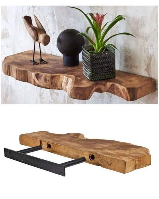 stylish wooden shelf