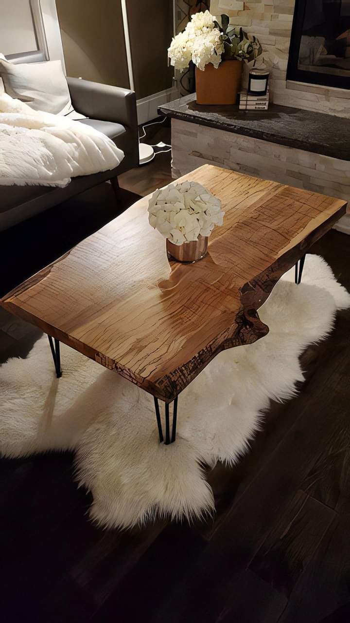 Beautifully crafted wooden table